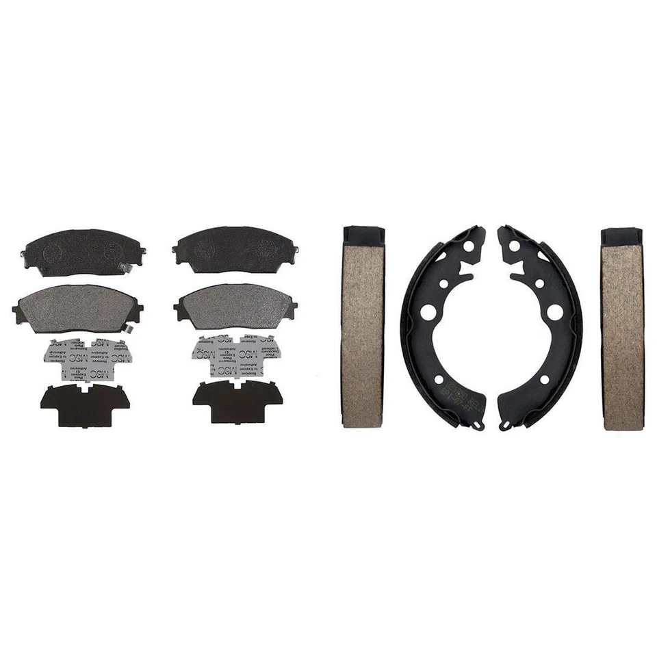 Pastillas de freno delanteras metálicas y zapatas traseras Element3 para Honda CRX 1990-1991 Foto 4 de 4