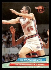 1992 Ultra Kiki Vandeweghe #282 Los Angeles Clippers  Near mint or better
