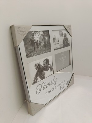 Port Co Gallery Family Makes A Home LED Collage Rahmen 42 x 46 cm