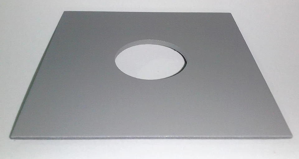 ZMSTAIRS 1 Lens Board 6"x 6" for Burke&James 8" x 10" Camera- for Copal #1 Shutter, gray