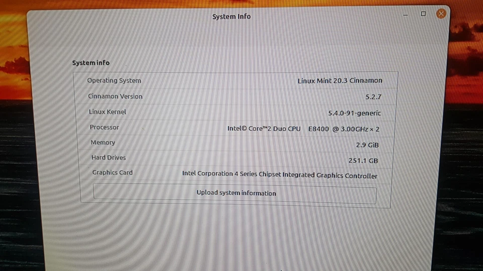 HP Compaq 6000 Pro Intel E8400 Core 2 Duo 3 GHz 250GB HDD 3GB RAM Linux - Image 2 of 4