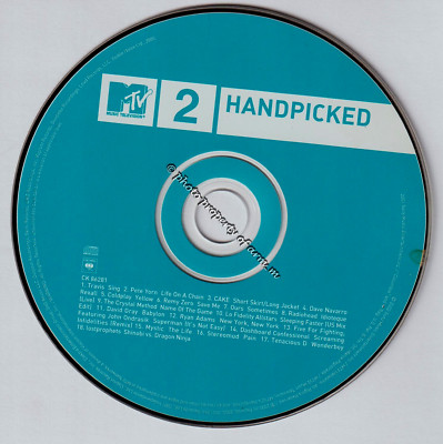 MTV2 ''Handpicked''  Various Artists (2002 CD) CD ONLY Good Condition