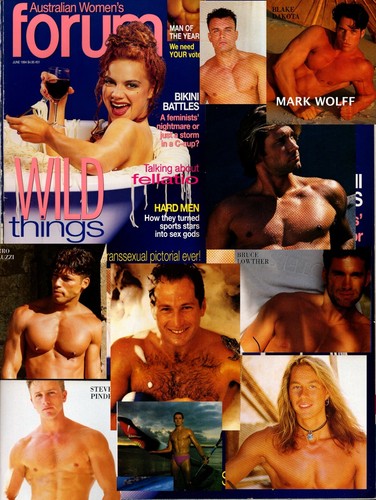 AWF PLAYGIRL MEN IN AUSTRALIAN WOMENS FORUM COLLECTION #3 X14 ISSUES ON DVD - Picture 13 of 14