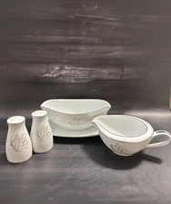 Norataki Japan VintageGravy Bowl, Creamer And Salt And Pepper Shakers Beautiful