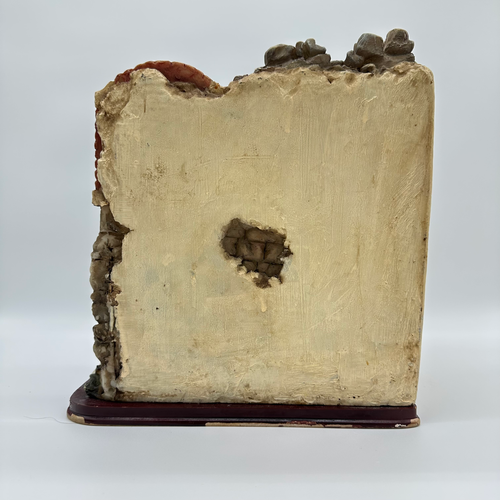 "Scultura/Figurine Dettagliate Resina Policroma ""Riunione Famiglia"" 13x10" - Foto 6 di 7