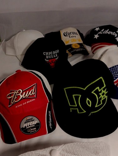 Vintage Hat Cap Lot 20 Snapback Sports RARE Nintendo Long Bil Star Wars More Lot - Picture 11 of 22