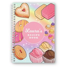 Personalised Recipe Book Sweet Treats, Own Recipes, Foodie, Baker, Lovely Gift