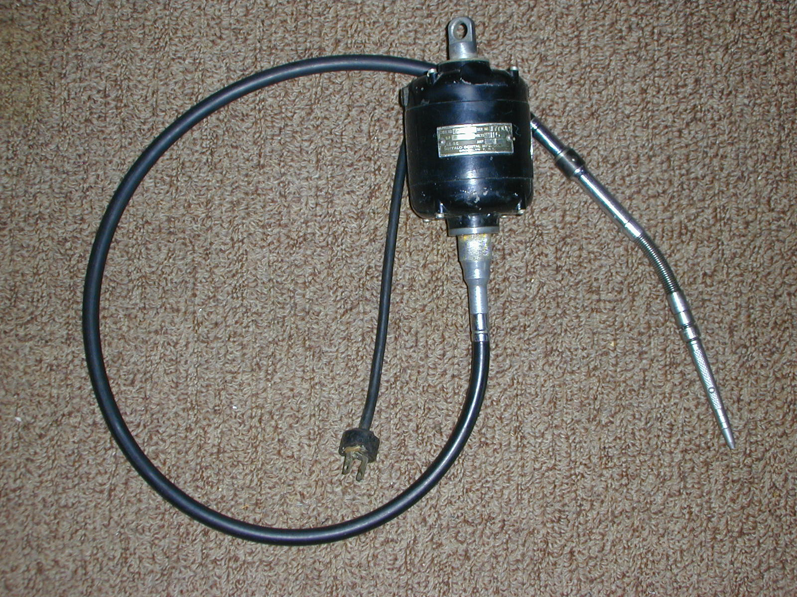 Buffalo Dental Flex Shaft Cable Drive Hanging Engine Model FC eBay