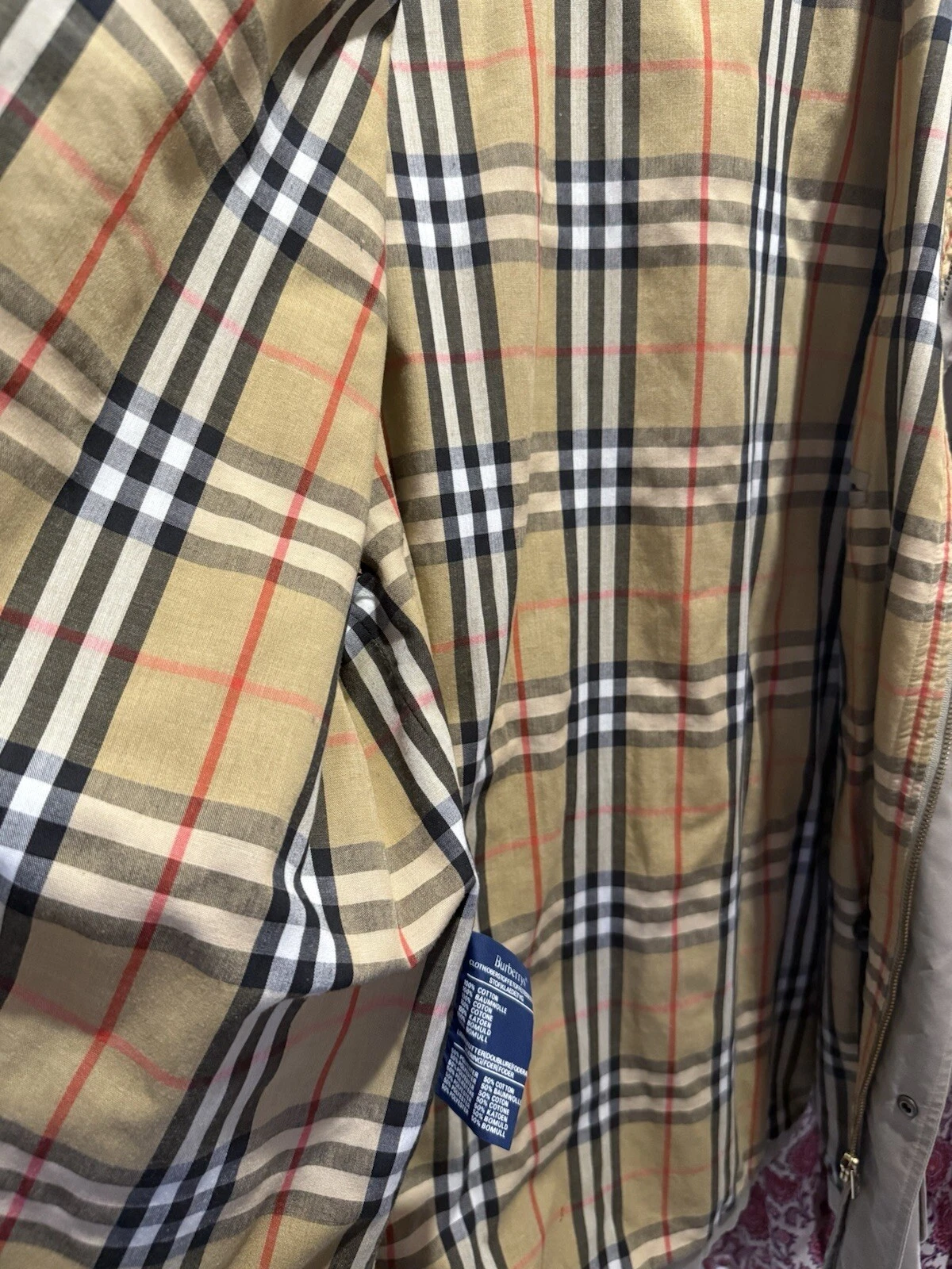 Giacca cappotto marrone Burberry vintage con cappuccio anni 90 taglia XL