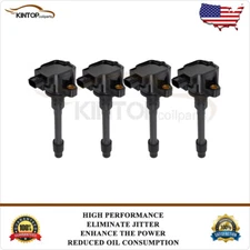 4 Ignition Coil Pack For Honda FIT L4 1.5L Civic 2.0L 2016-2020