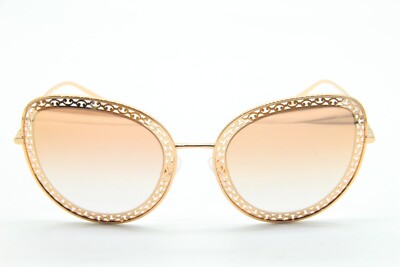 Dolce and Gabbana Authentic New rose gold sunglasses. D&G Dolce & Gabbana 2166 772 Rose Gold Aviator Sunglasses  main image 3