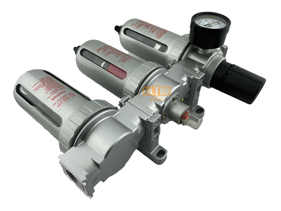 1/4" Compressed Air Filter Regulator/Desiccant Dryer/Coalescing Filter Auto - Image 4 of 4