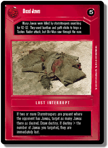 Star Wars CCG Premiere Limited - Dark Side Singles (C/U/R) - Choose Your Cards - Picture 31 of 147