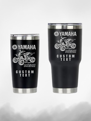 YAMAHA BANSHEE | 20/30OZ | ENGRAVED TUMBLER | CUSTOM | FREE PERSONALIZATION