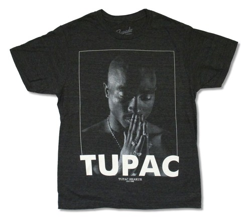 Tupac Shakur Praying On Grey Heather 
