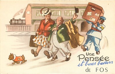 Schönes Konvolut 5 Postkarten von FOS (HOHE GARONNE 31)