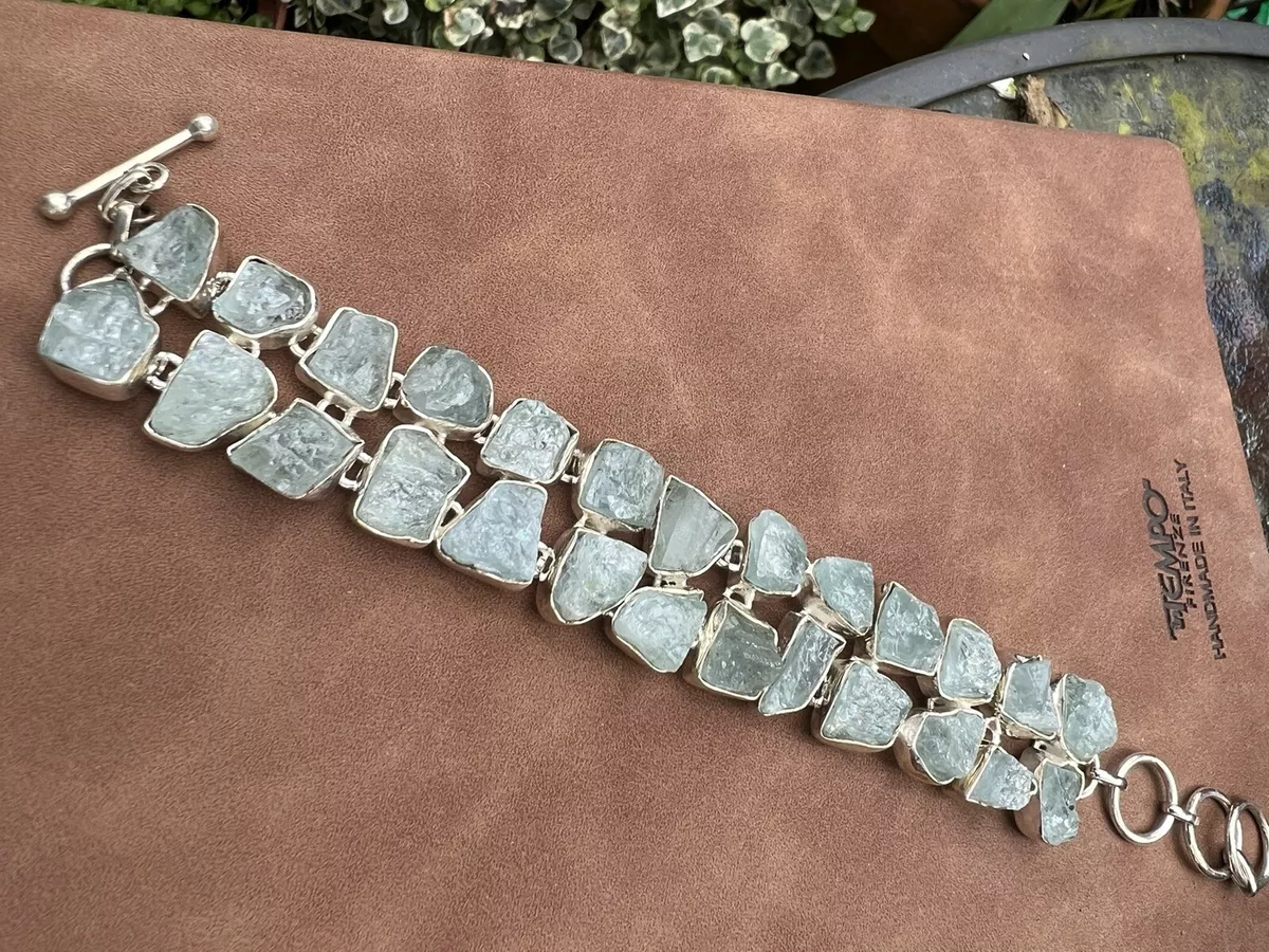 Genuine aquamarine deals bracelet