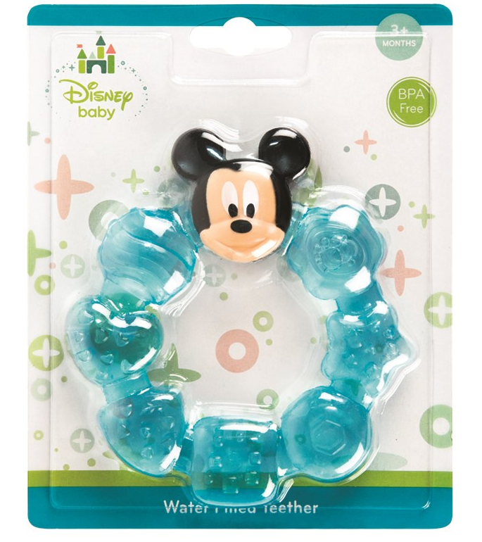 Baby Teething Ring Water Filled Rattle Teether Disney BPA Free Toy 3 months+ New eBay