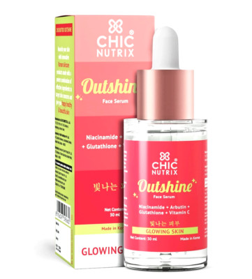 chicnutrix glutathione serum Chicnutrix Outshine Korean Glass Face Serum, Power of 5 Serum in 1 Serum -  30 ml