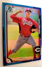 2015 Bowman Chrome Prospect Blue Refractor Nick Travieso #BCP82 Reds 51/150