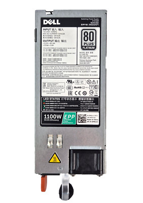 Dell D1100E-S0 1100W Server Netzteil R7910 Power Supply 80 Plus Platinum 0PR21C