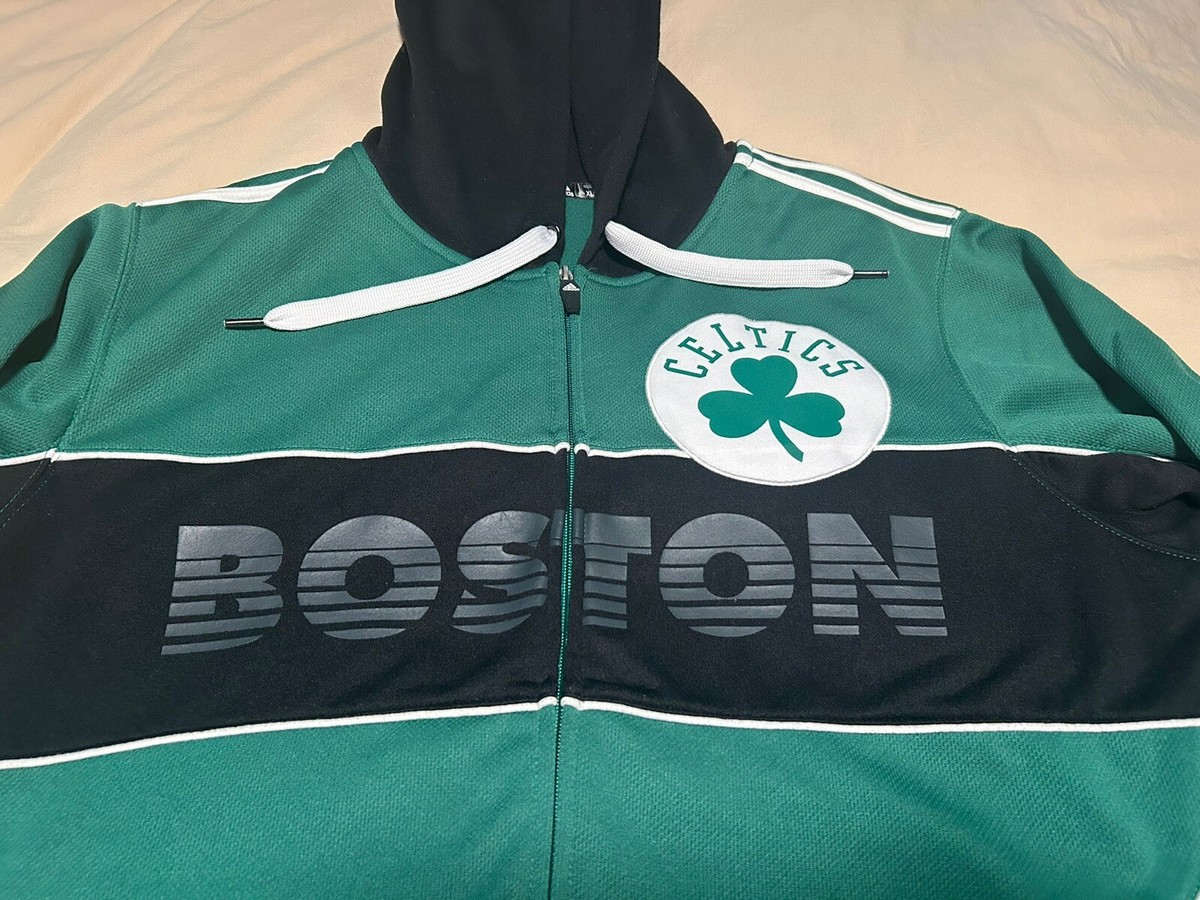 Boston Celtics Hoodie Jacket XL Adidas HTF