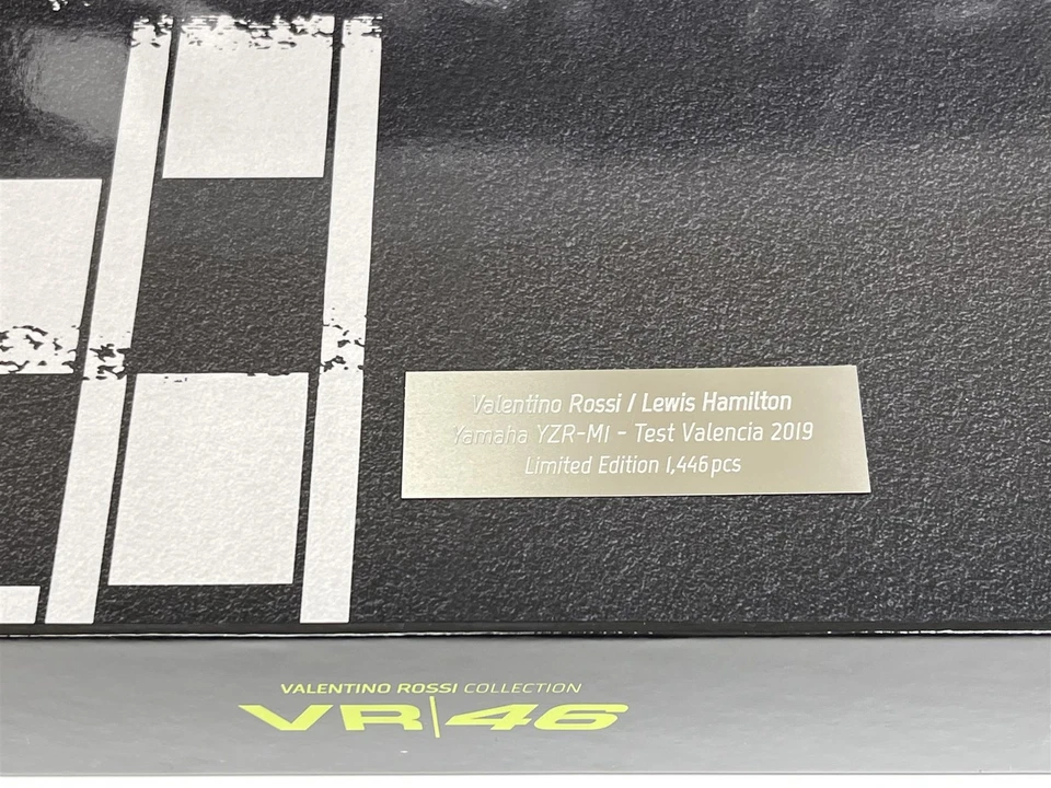 Valentino Rossi L Hamilton Yamaha YZR Valencia 2019 1:12 Minichamps 122194446 - Image 3 of 4