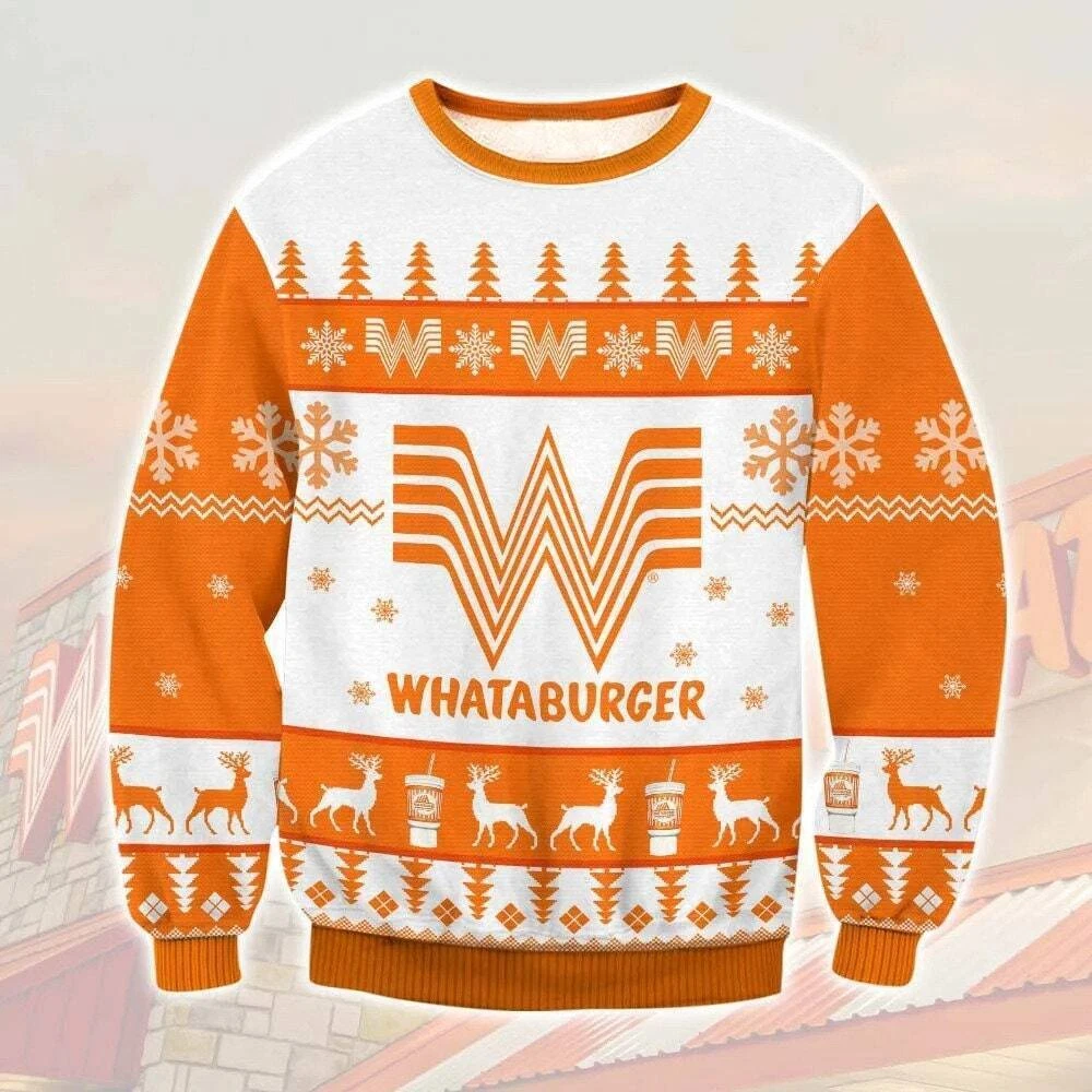 Whataburger christmas sweater ebay sale