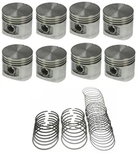 SEALED POWER Pistons Set/8+MOLY Rings for 1956-1960 Ford Mercury 312 Y-Block 030