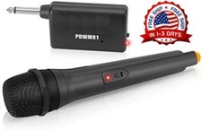 Microfono Inalambrico De Bateria Profesional Con Adaptador Para Karaoke DJFiesta