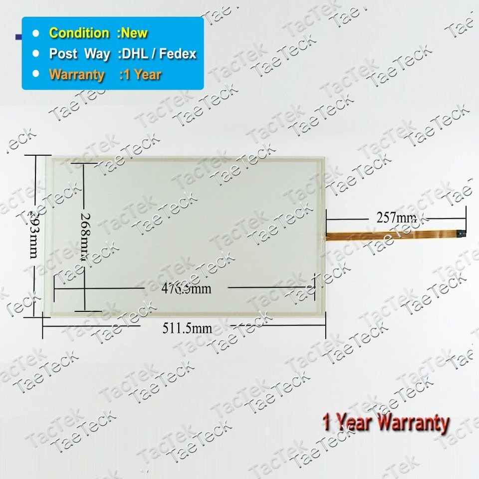 Panneau De Verre Tactile (écran) De Remplacement Pour AMT 9102 - Référence 91-09102-00F - 1 Pièce Neuve