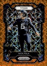 2023 Panini Prizm - Nick Folk #208 Lazer Prizm