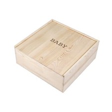 Stephan Baby Natural Pine Keepsake Box, Baby