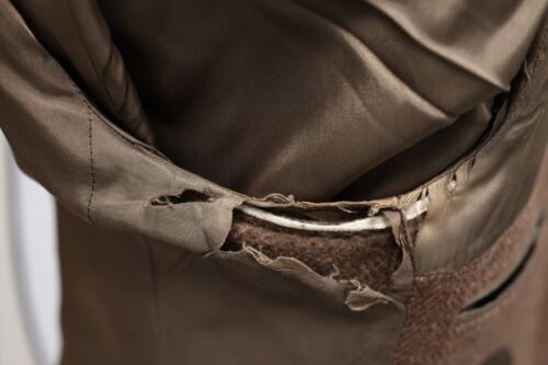 IMPERIAL VINTAGE TWEED mens brown HERRINGBONE sport coat suit jacket blazer 42 S - Picture 15 of 16