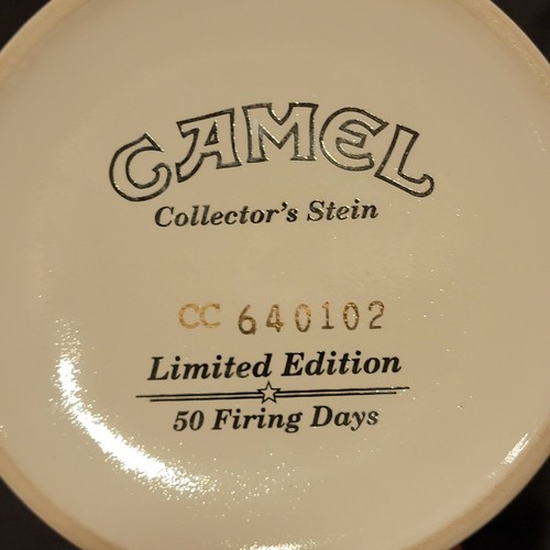 Smoking Joe Camel Cigarettes Collector Beer German Stein Limited Edition Mug - Picture 10 of 10