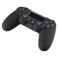 For Playstation 4 PS4 Controller Camo Silicone Rubber Case Gel Cover Grip- BLACK