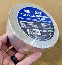 Lot of 3 POLYKEN 337 foil tape rolls, multi-purpose, 1.89" x 50 yd, 48mm x 46m