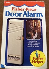 Fisher Price Childrens Motion Door Alarm 1986 Open Box Unused Pristine Condition