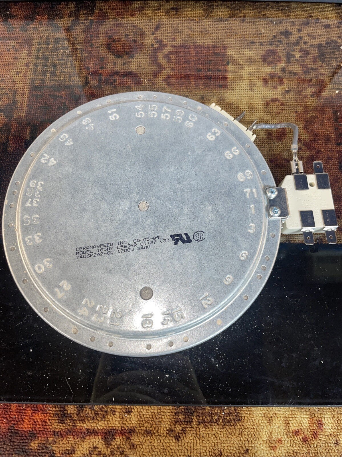 Range Radiant Element 12500039 - Replacement Heating Coil