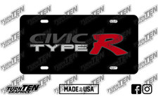 Honda Civic Type R 1996-2000 Ek9 Vanity License Plate