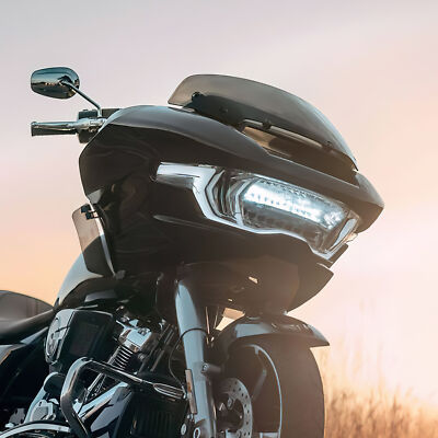 Vivid Black Inner & Outer Fairings Fit For Harley CVO Road Glide