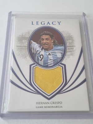 Hernan Crespo Parma Lazio Argentina Futera 2022 Legacy Game Worn Jersey  8/15!!