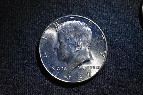 [Lot of 5] 1967 Choice Uncirculated Silver Kennedy Half Dollar