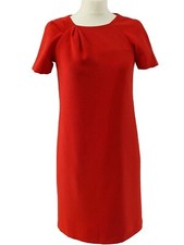 Michael Kors Red Shift Dress Size 2 UK 8-10 VGC 