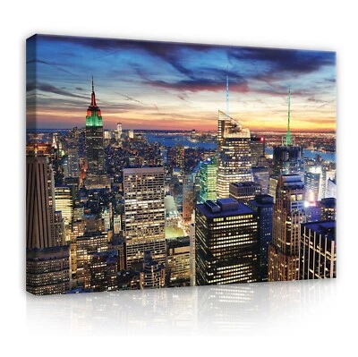 STADT NEW YORK XXL Leinwandbild Groß Wandbilder Leinwand Bilder Canvas Wandbild - Bild 1 von 4