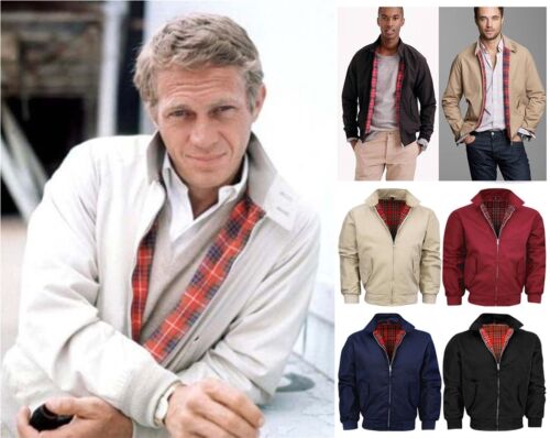 Chaqueta para Hombre Vintage Retro Bombardero Mod Abrigo Reino Unido Estilo Clásico Talla Grande - Imagen 3 de 10