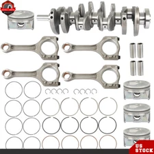 For Hyundai Sonata Kia Optima G4KJ 2.4L Engine Crankshaft & 4× Rods & Piston Kit