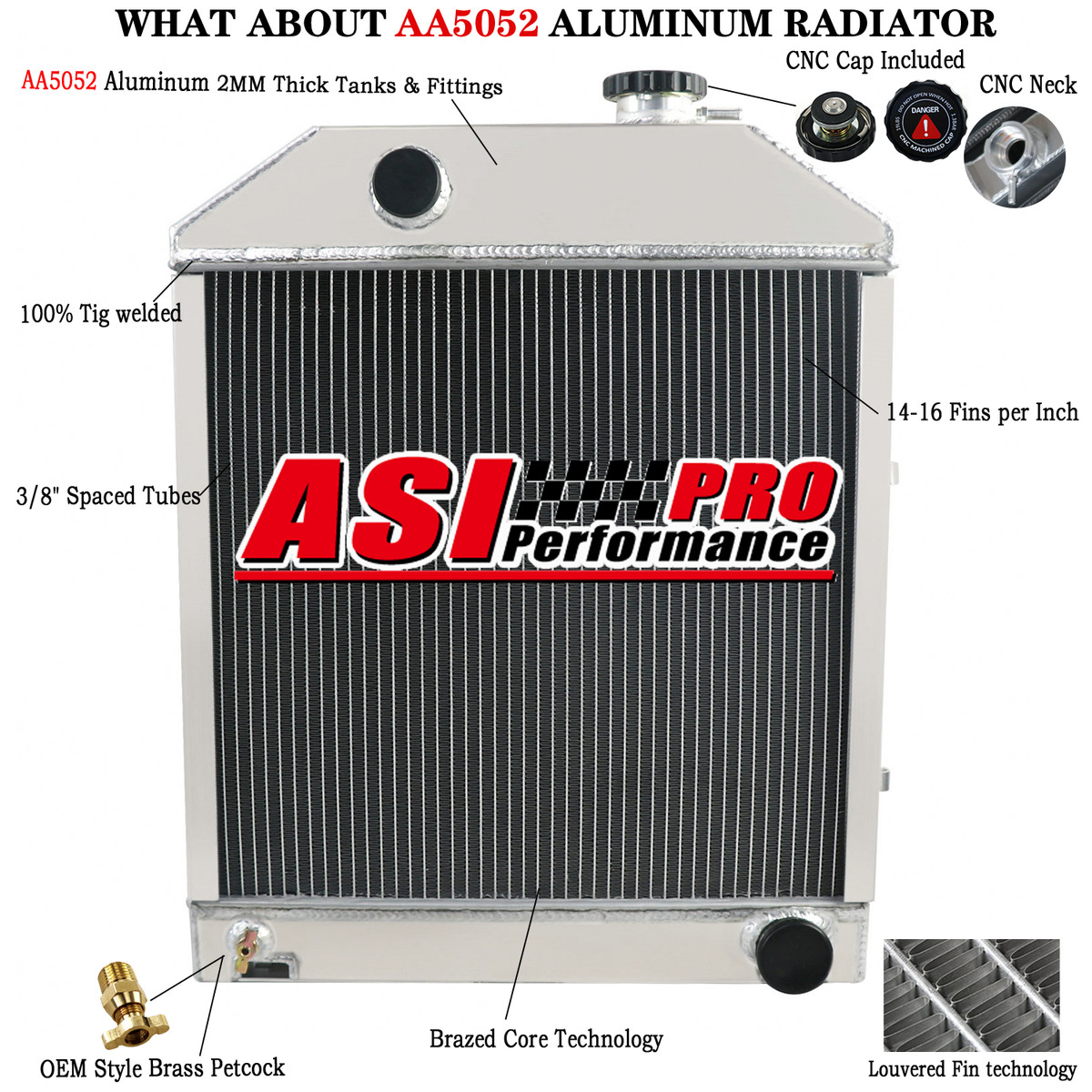 C7NN8005H Radiatore In Rame Spl Per Trattore Ford 2000 2600 3000 3600 - Foto 10