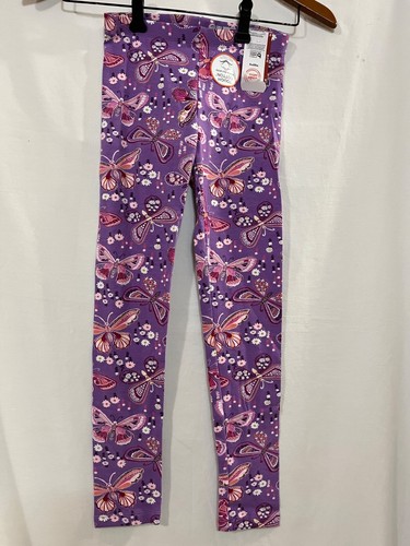 NWT Wonder Nation Tough Cotton Purple Butterfly Leggings Girls many sizes - Picture 3 of 3