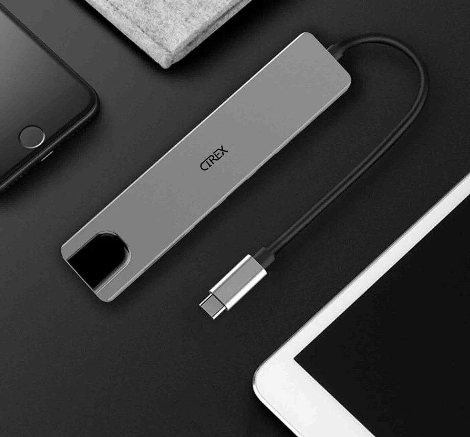 USB C HUB Type-C to USB 3.0 4K HDMI SD/TF PD Port Thunderbolt MacBook Phones - Image 3 of 4